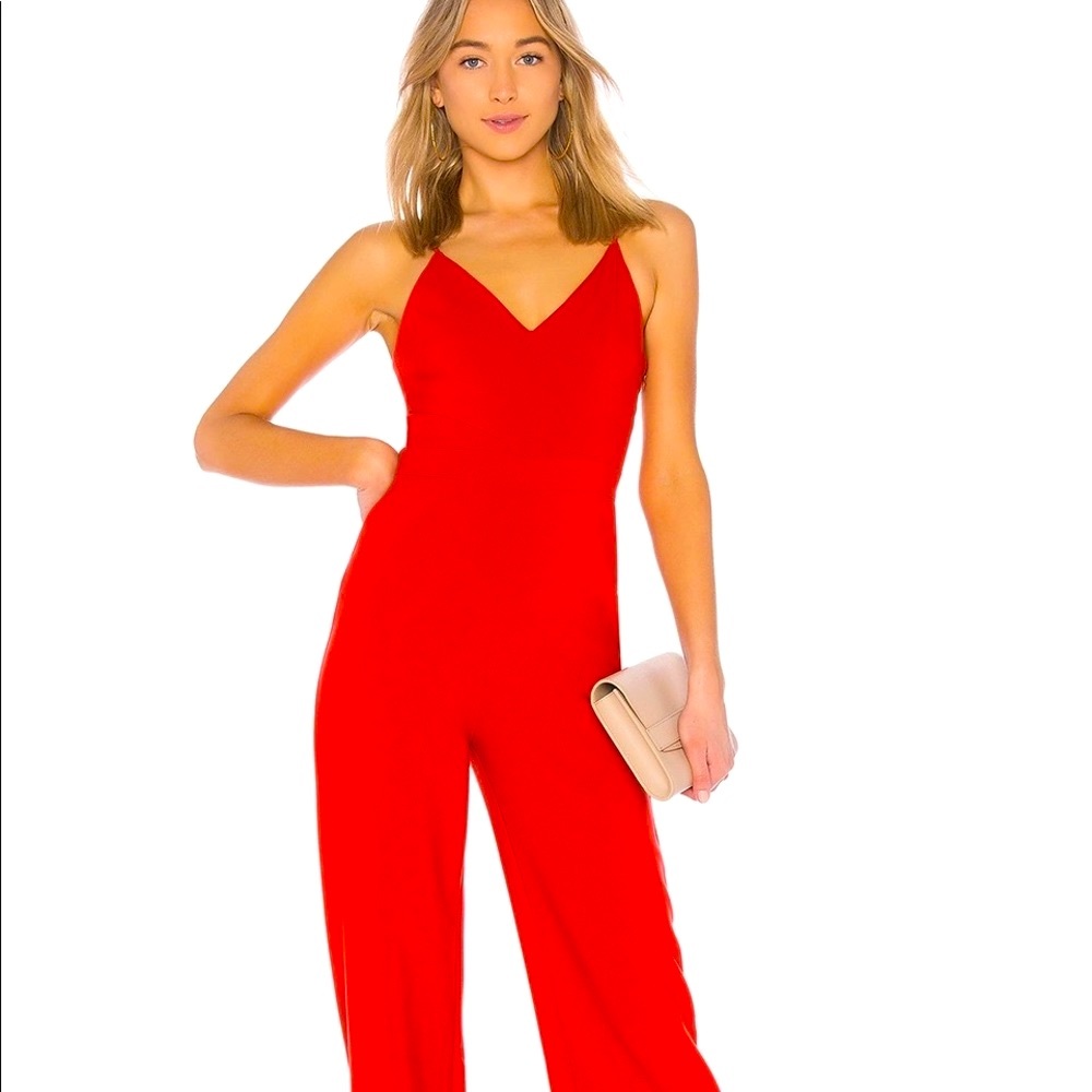 Likely Brooklyn Jumpsuit, Red Size 4